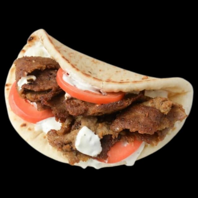 Lamb and beef gyros at Junior's, Winnipeg